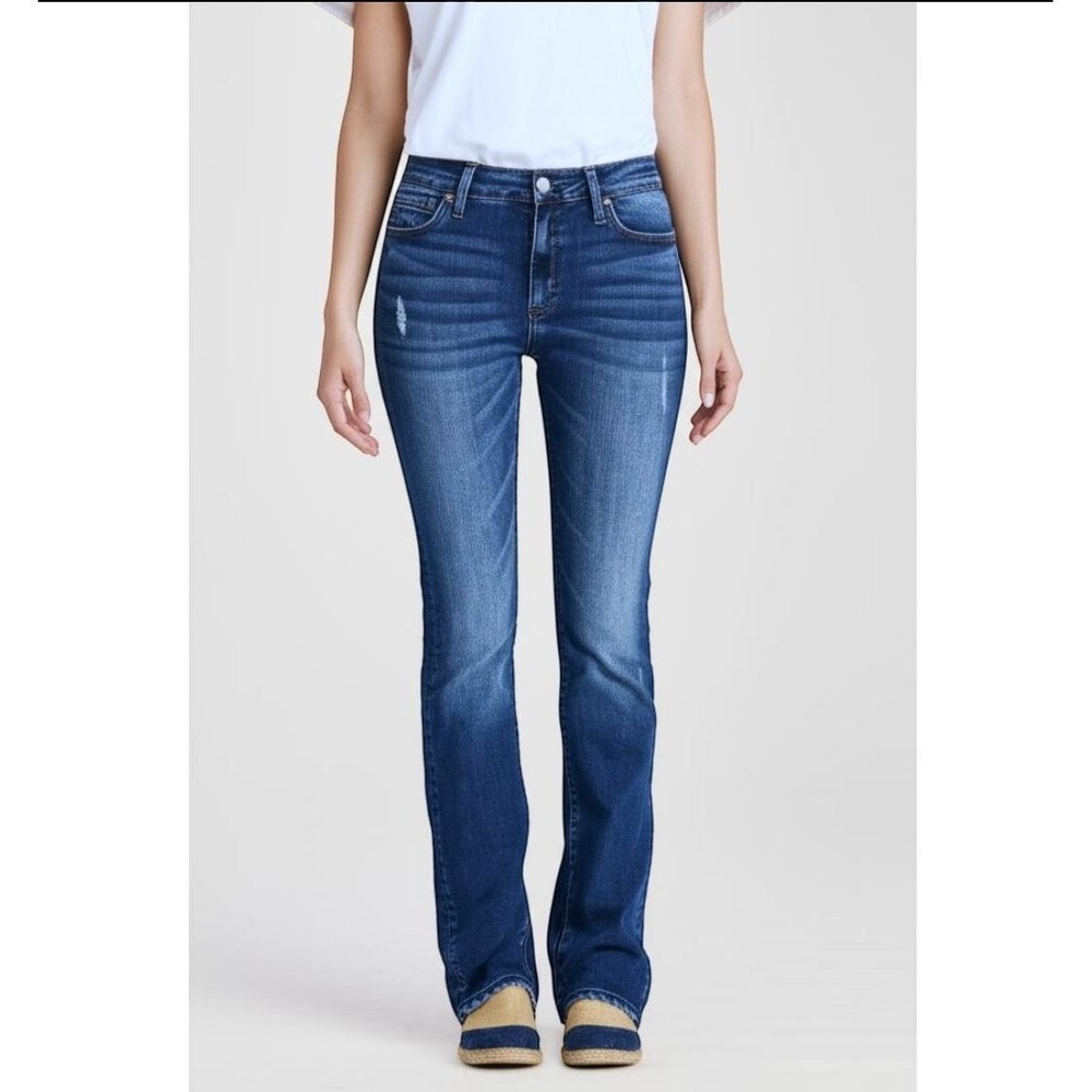 KUT From The Kloth‎ Jeans Dark Blue Wash Boyfriend Skinny Distressed Casual